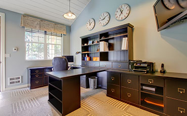 Fitted home office furniture
