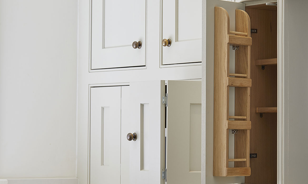 Bespoke kitchen storage cabinets